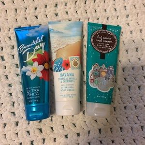 bath and body works lotion bundle!!